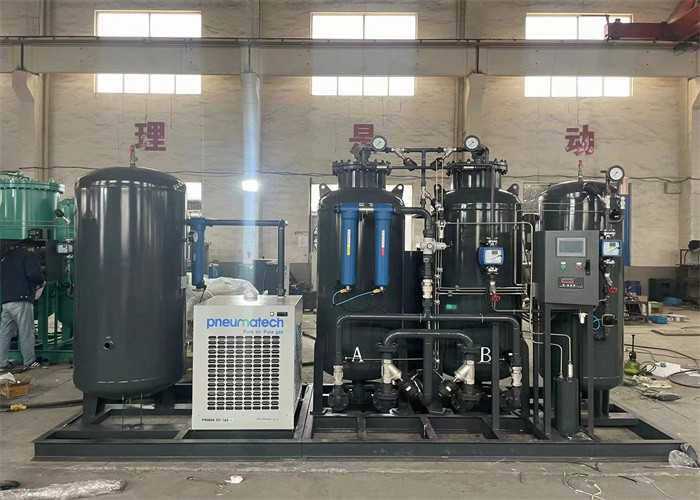 Taiwan merk 200NM3/h stikstofproductie-installatie watergekoeld energiebesparing