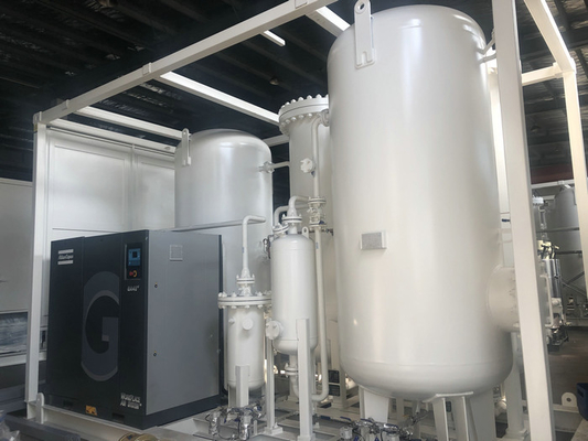 99.999% membraan stikstofgenerator laag stroomverbruik voor de glasindustrie
