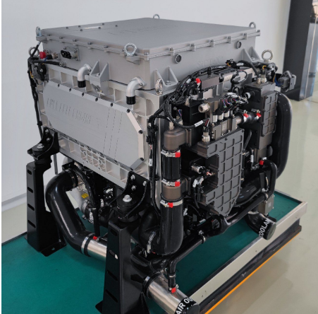 60kW vloeistofgekoelde PEM-brandstofcel-waterstof-elektriciteitsgenerator met 99,99% waterstofzuiverheid