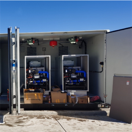500m3/h 1MW waterstofgenerator in een container Water-electrolyser voor brandstofcelcentrale