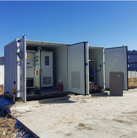 500m3/h 1MW waterstofgenerator in een container Water-electrolyser voor brandstofcelcentrale