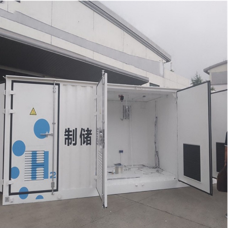 500m3/h 1MW waterstofgenerator in een container Water-electrolyser voor brandstofcelcentrale