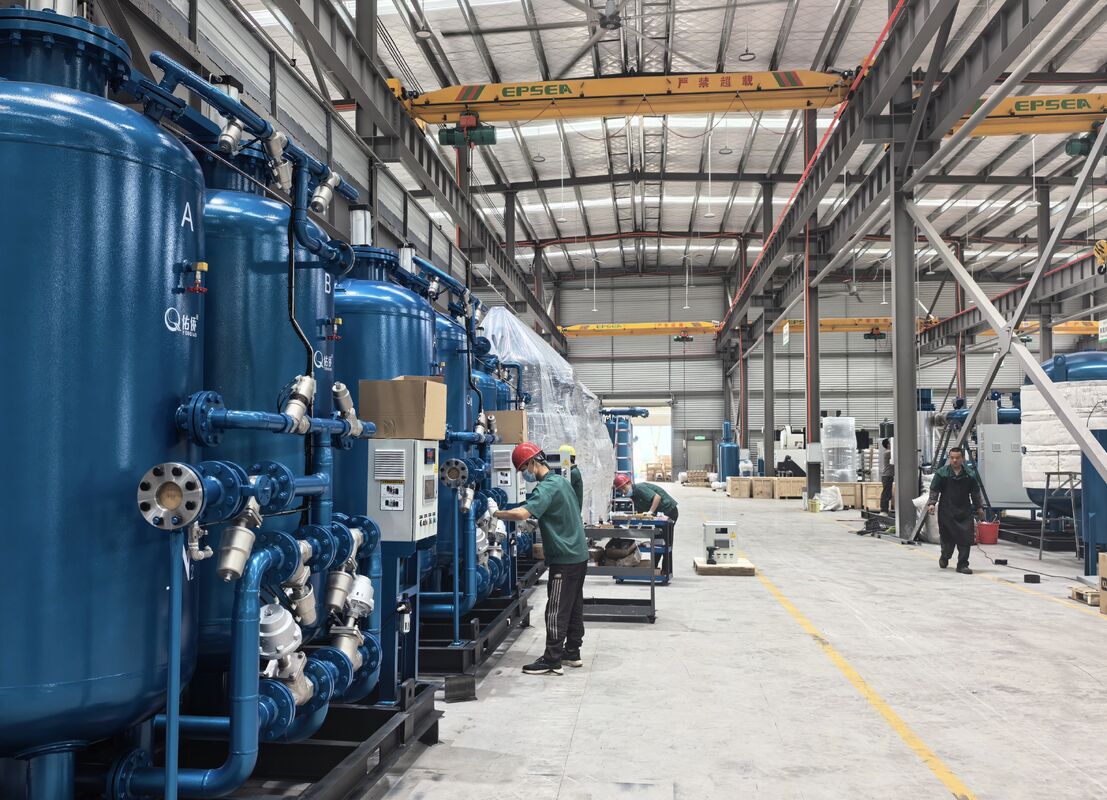 EPV-15MZ+ Plus Twin Tower PSA stikstofgenerator met 99,999% ultrahoge zuiverheid en 15Nm3/h doorstroming met PLC-besturing